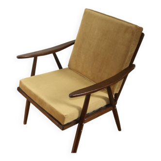 Scandinavian vintage boomerang armchair 1960