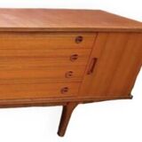 Vintage Scandinavian teak sideboard