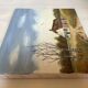 Petit tableau paysage de campagne huile sur toile