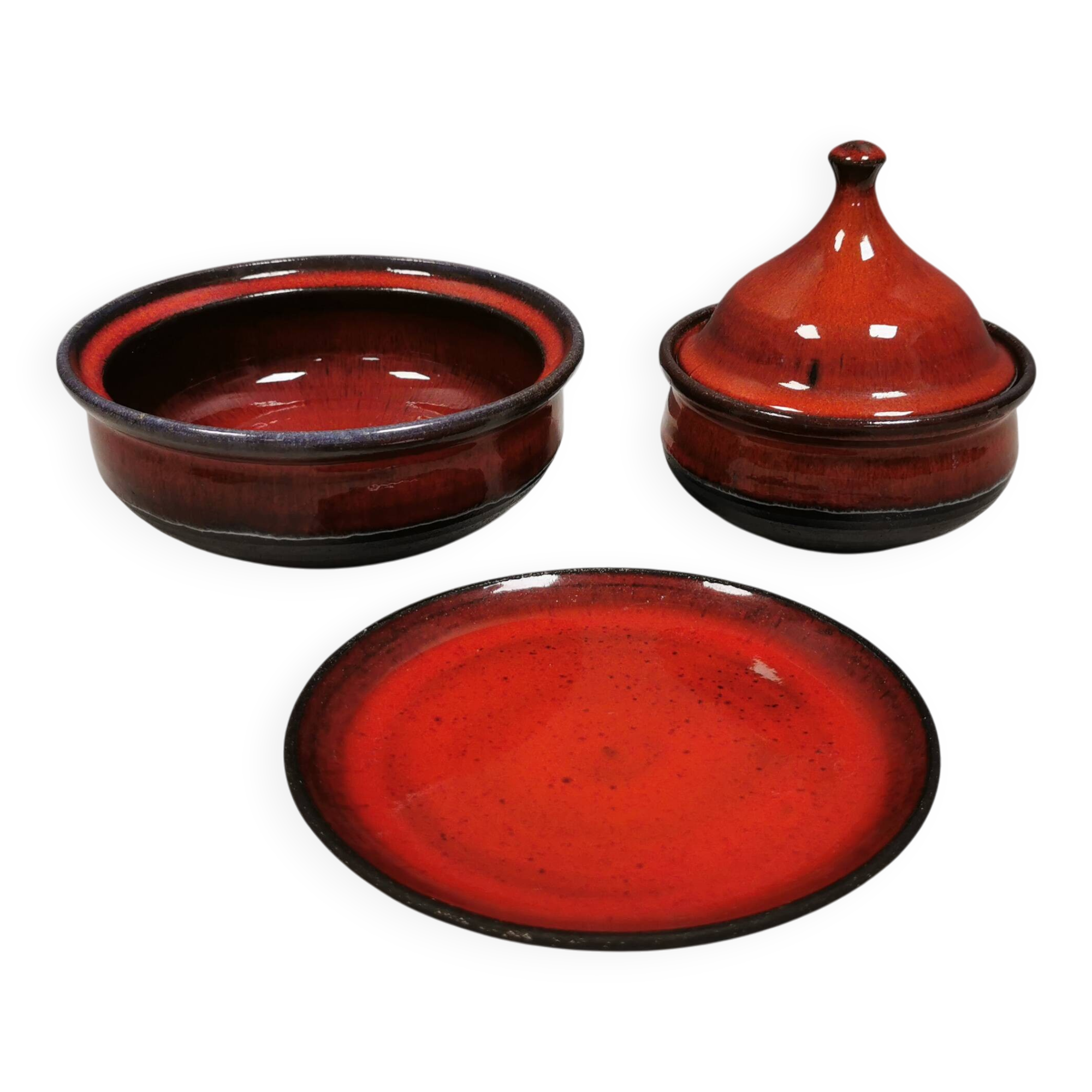 A lovely ceramic LOT from Danish Ditlev ceramics from the 1980s.