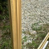 Louis Philippe style mirror in gilded wood 135x105cm