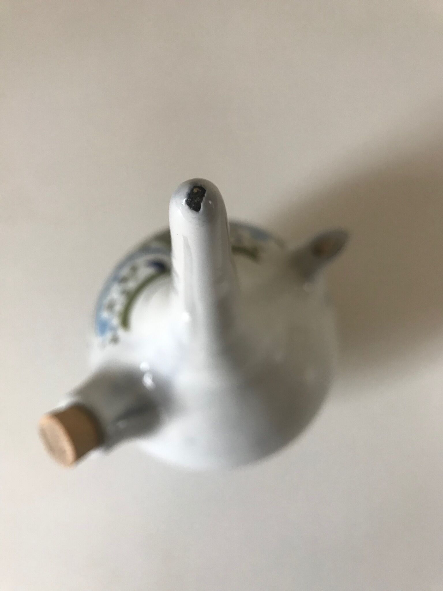 Ceramic alcohol bottle design roger capron 1960