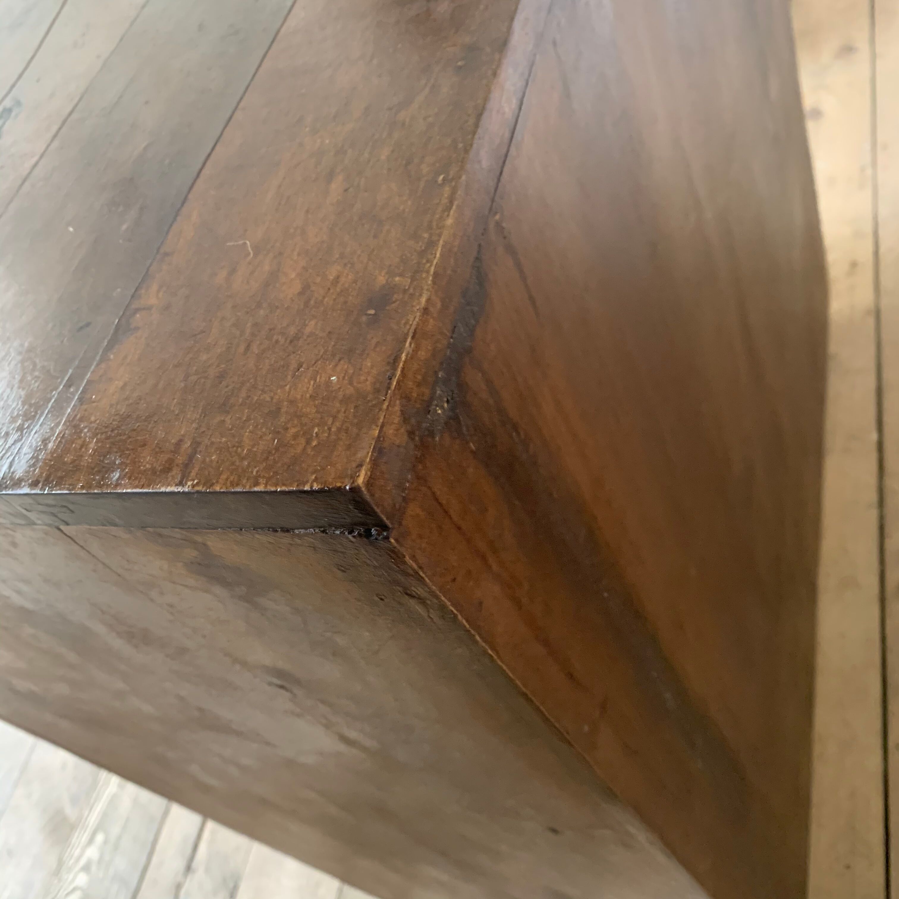 Commode bohème vintage en bois