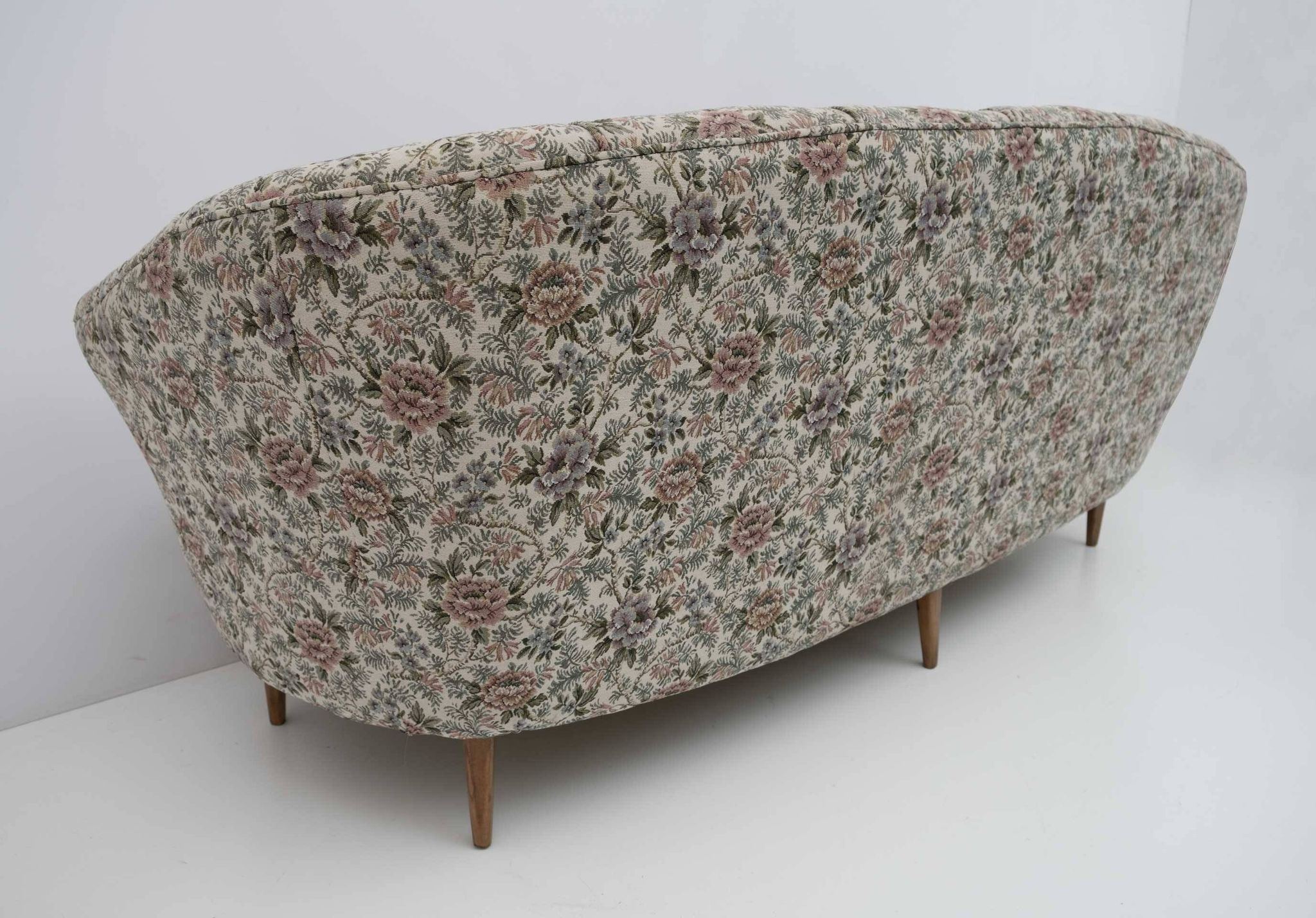Ico Parisi Style Mid-Century Modern Italian Sofa, 1950s