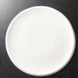 Pie or cheese dish, in white porcelain