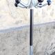 Standing coat rack in metal chrome 1950