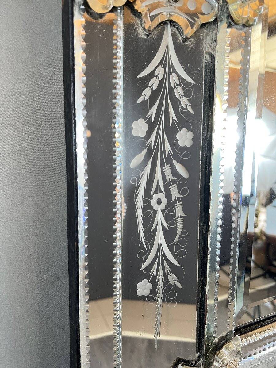 Large Venetian mirror, 20th century