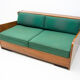 Mid century folding sofabed by Jindřich Halabala, 1950´s