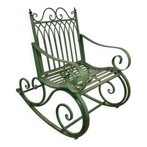 Rocking-chair en fer