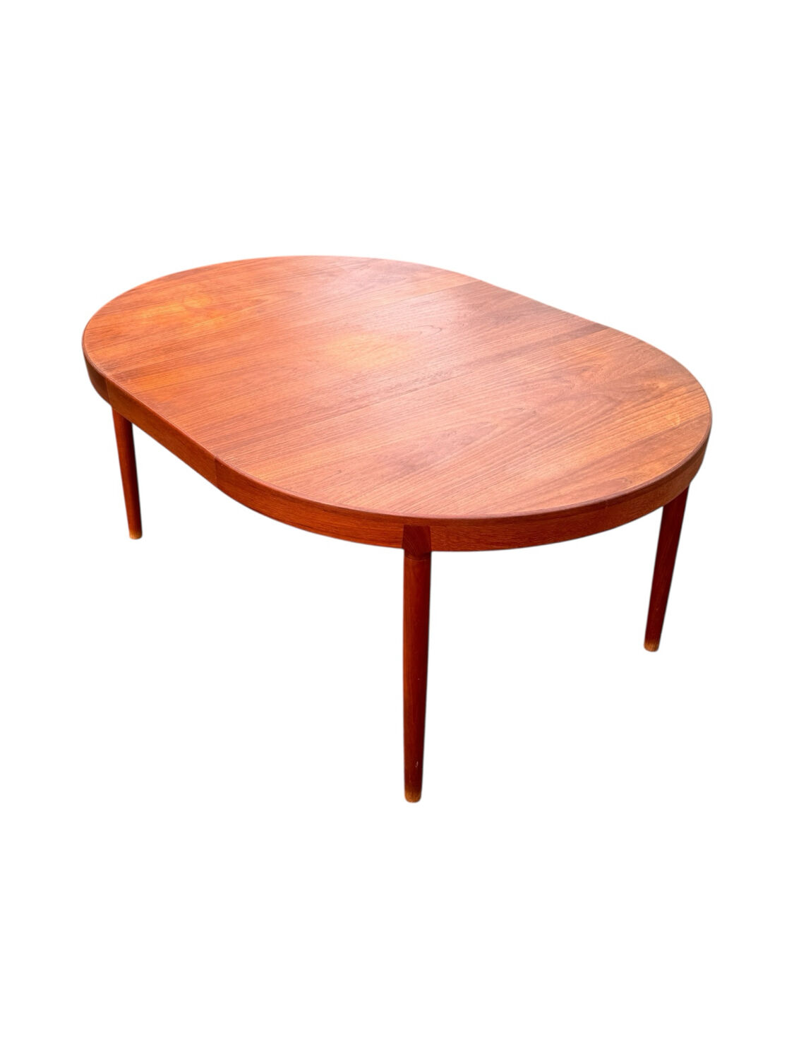 Scandinavian table in teak, design by Harry Ostergaard.