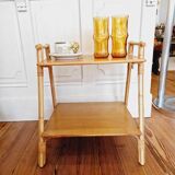 Rattan bedside