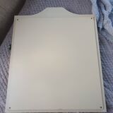 Beige plastic framed mirror