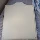 Miroir cadre en plastic beige
