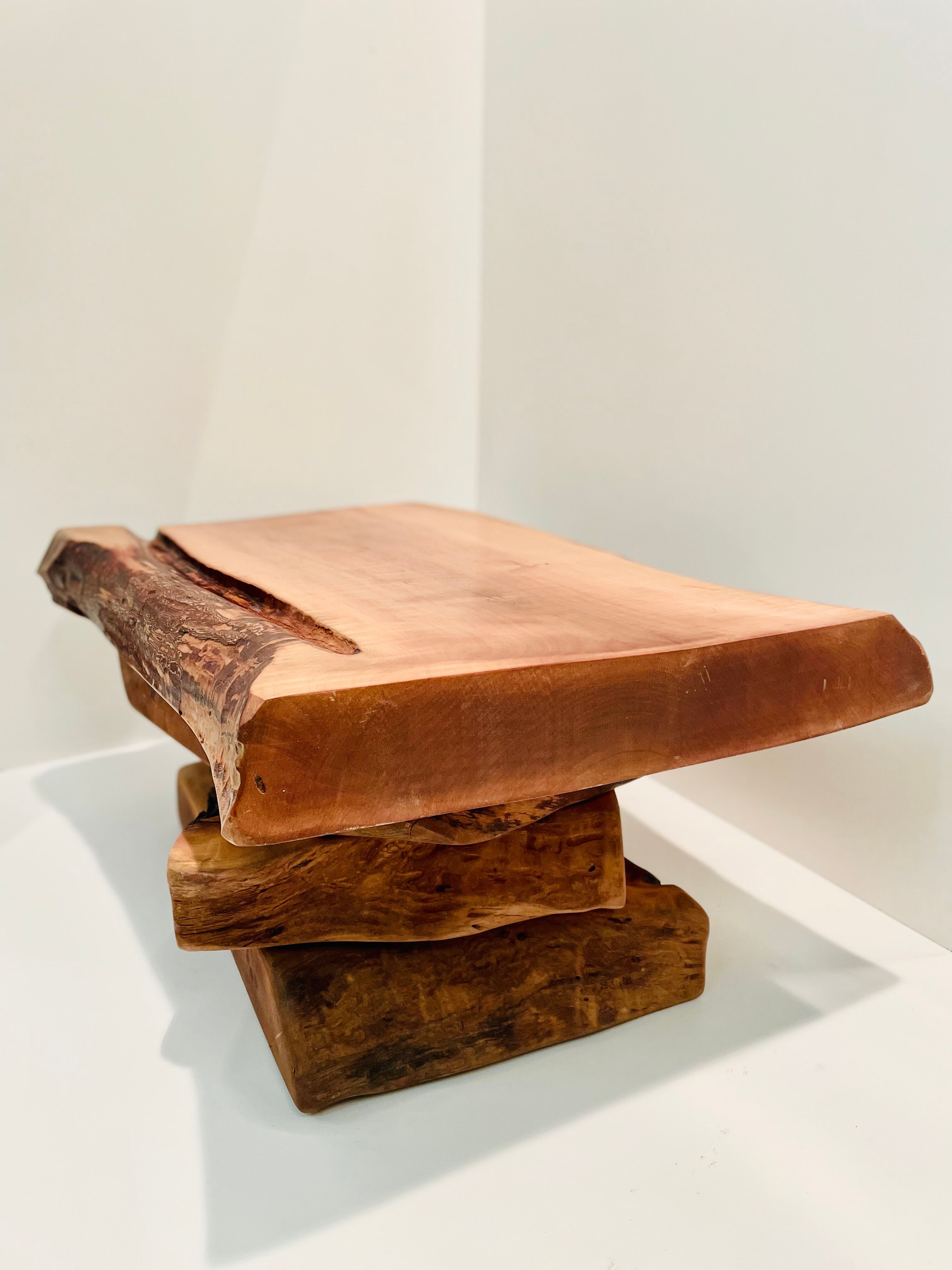 Solid wood coffee table