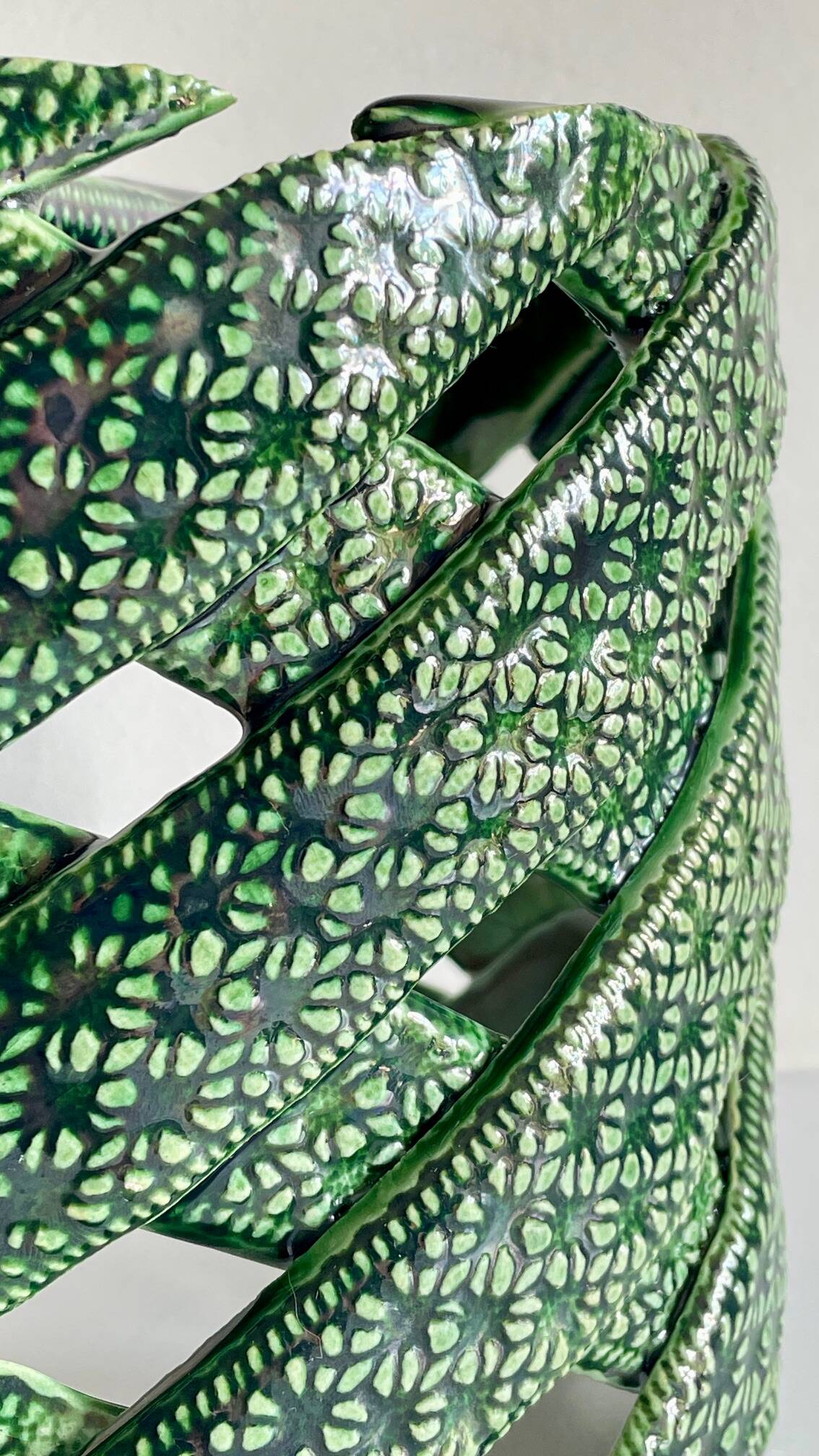 Wall lamp ceramic craftsmanship vintage