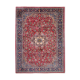 Handmade oriental red blue wool rug - 264x355cm