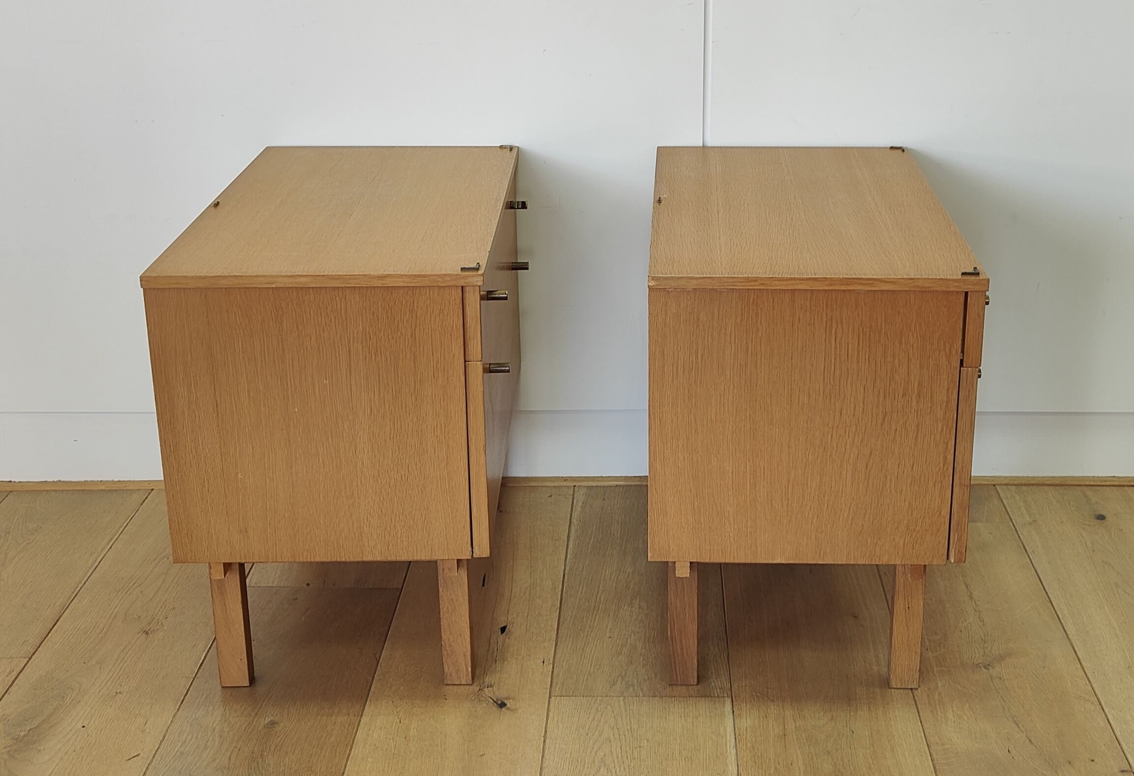 Set of 2 bedside tables from the middle of the century