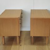 Set of 2 bedside tables from the middle of the century