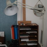 Grey vintage Twist architect lamp