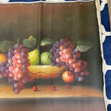 Oil on canvas still life reason signed
