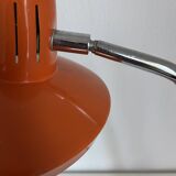 1960s vintage desk lamp Fase Faro Madrid orange - 52 cm