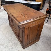 Oak shop counter from the early 20th century.