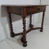 Marked writing table with 1 drawer