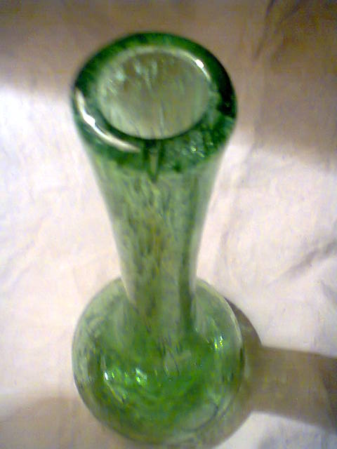Vase doilies in blown glass bubble 1960/1970