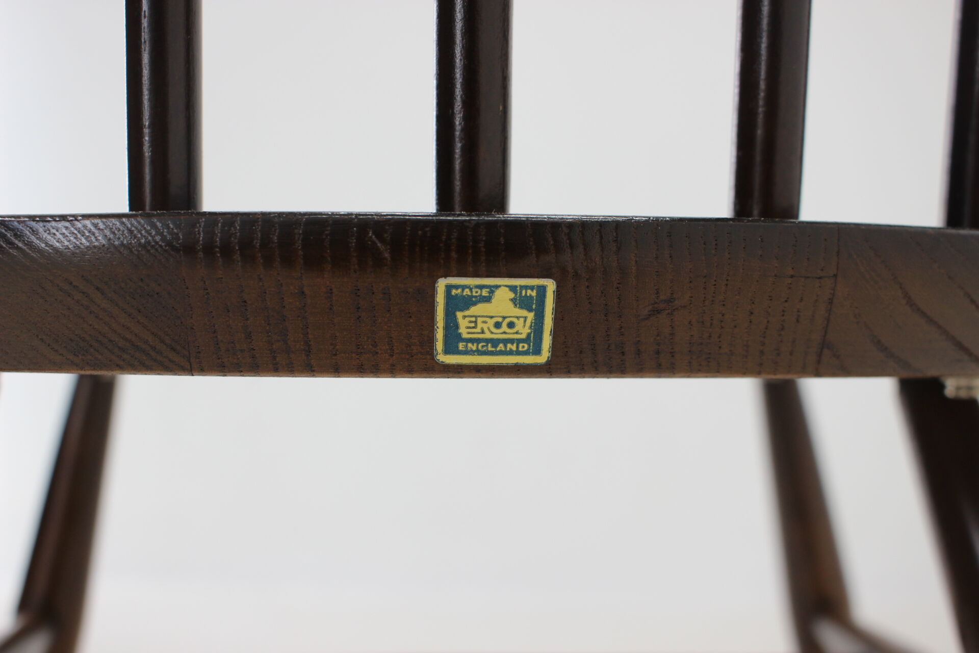 Set of 6 dining windsor chairs by Lucian Ercolani, italy, 1960