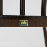 Set of 6 dining windsor chairs by Lucian Ercolani, italy, 1960