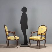 Antique baroque-style armchairs in carved walnut from the 19th-20th century.