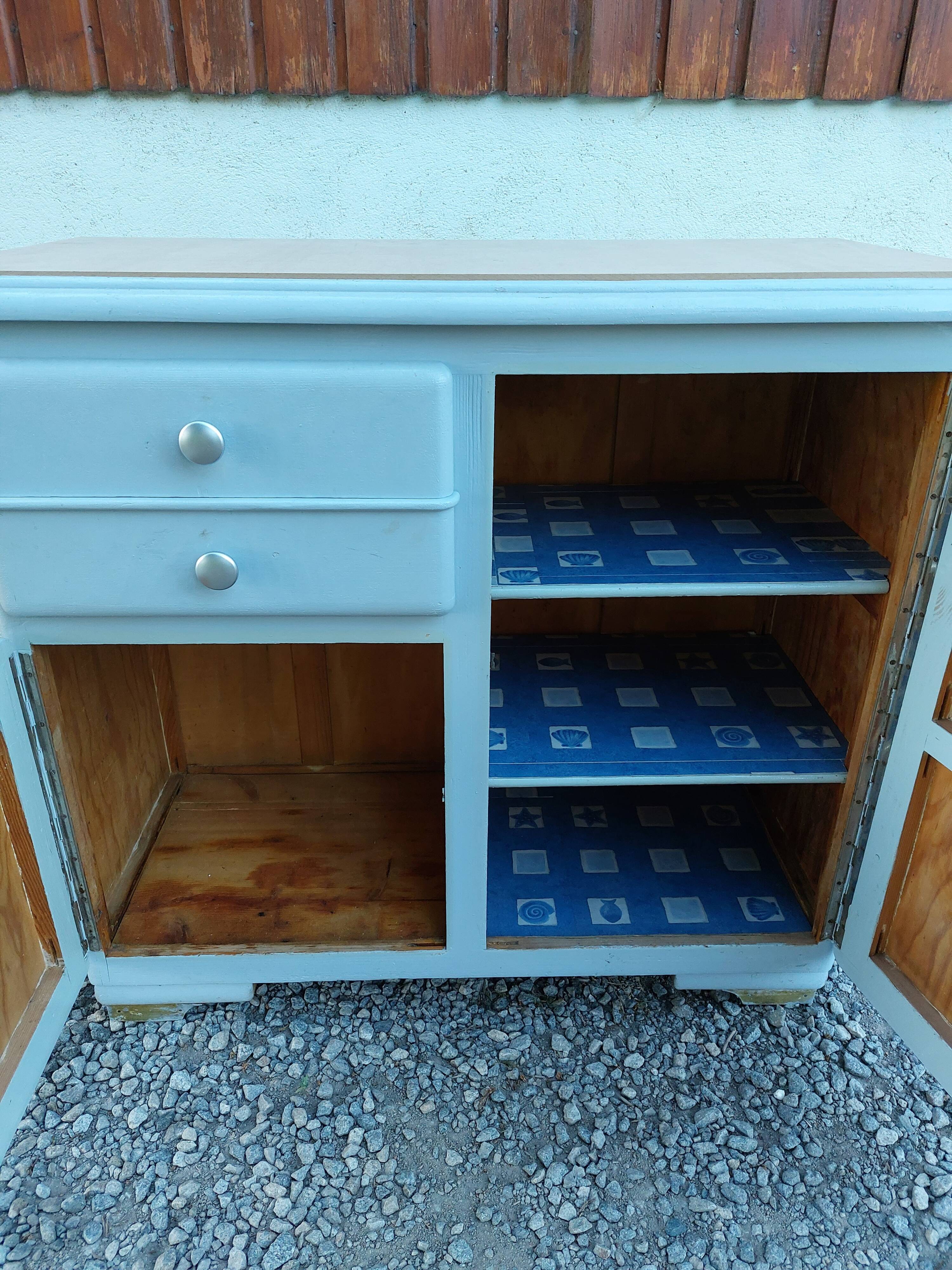 Buffet mado blue gray