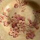 Hollow plate ironstone Gien capusine 1862