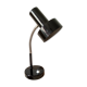 Articulated desk lamp 70' years metal black and flexible silver