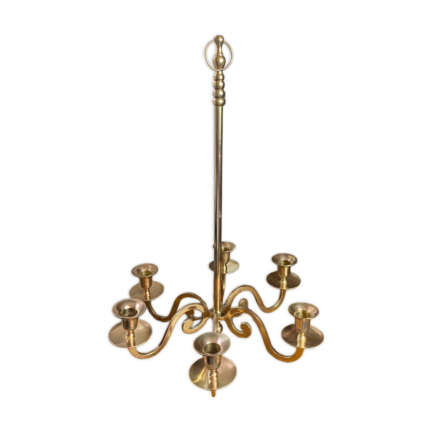 Solid brass chandelier to hang