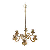 Chandelier en laiton massif à suspendre