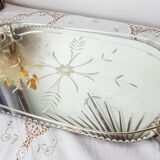 Vintage mirror tray