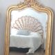 Miroir Louis Philippe avec fronton