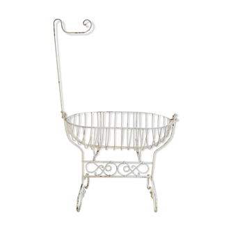 Old wrought iron cradle