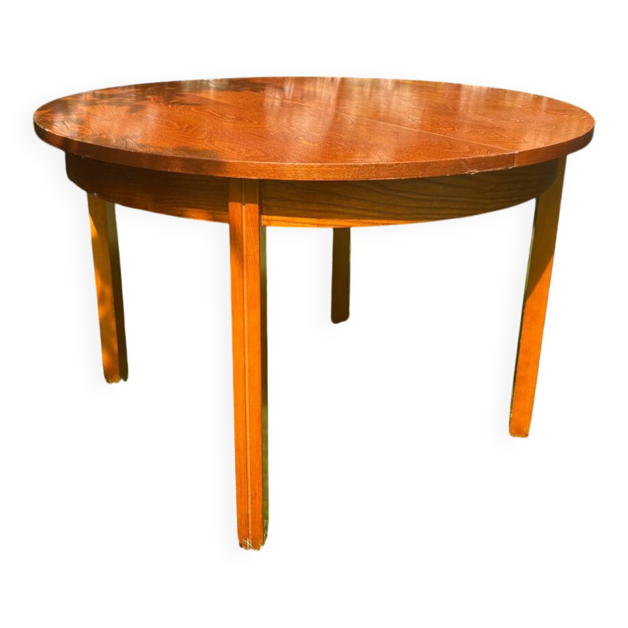 Table ronde extensible vintage
