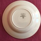 Set of 4 old and mismatched french-made hollow plates