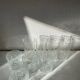 Set verres reliefs BP années 70