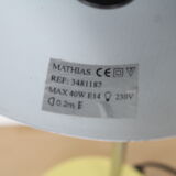 Yellow desk pressure lamp