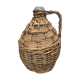 Braided wicker demijohn
