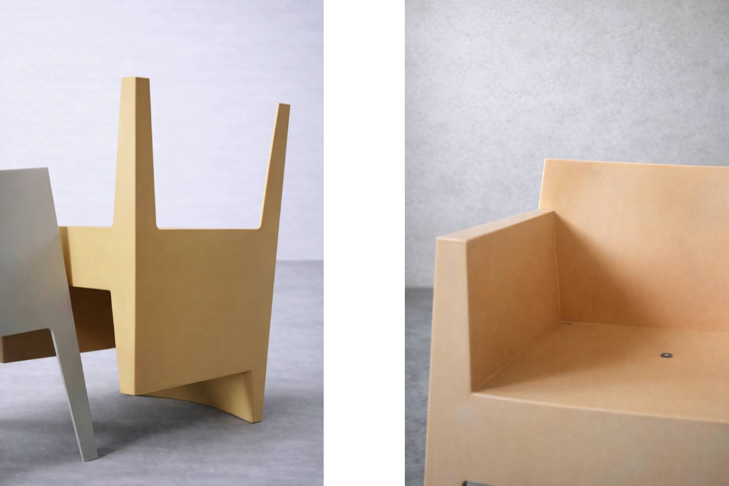 Set of 4 Vintage Mid-Century Modern Atlantide Collection Toy Plastic Chairs