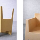 Set of 4 Vintage Mid-Century Modern Atlantide Collection Toy Plastic Chairs