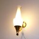 Brass sconces 1950s, set of 2.