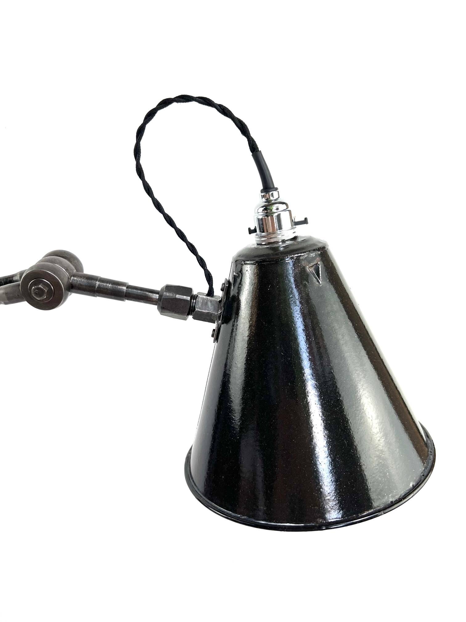 Lampe atelier mecanique 3 et 6 rotules 140 cm