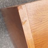 Furniture wing gilded oak 1950