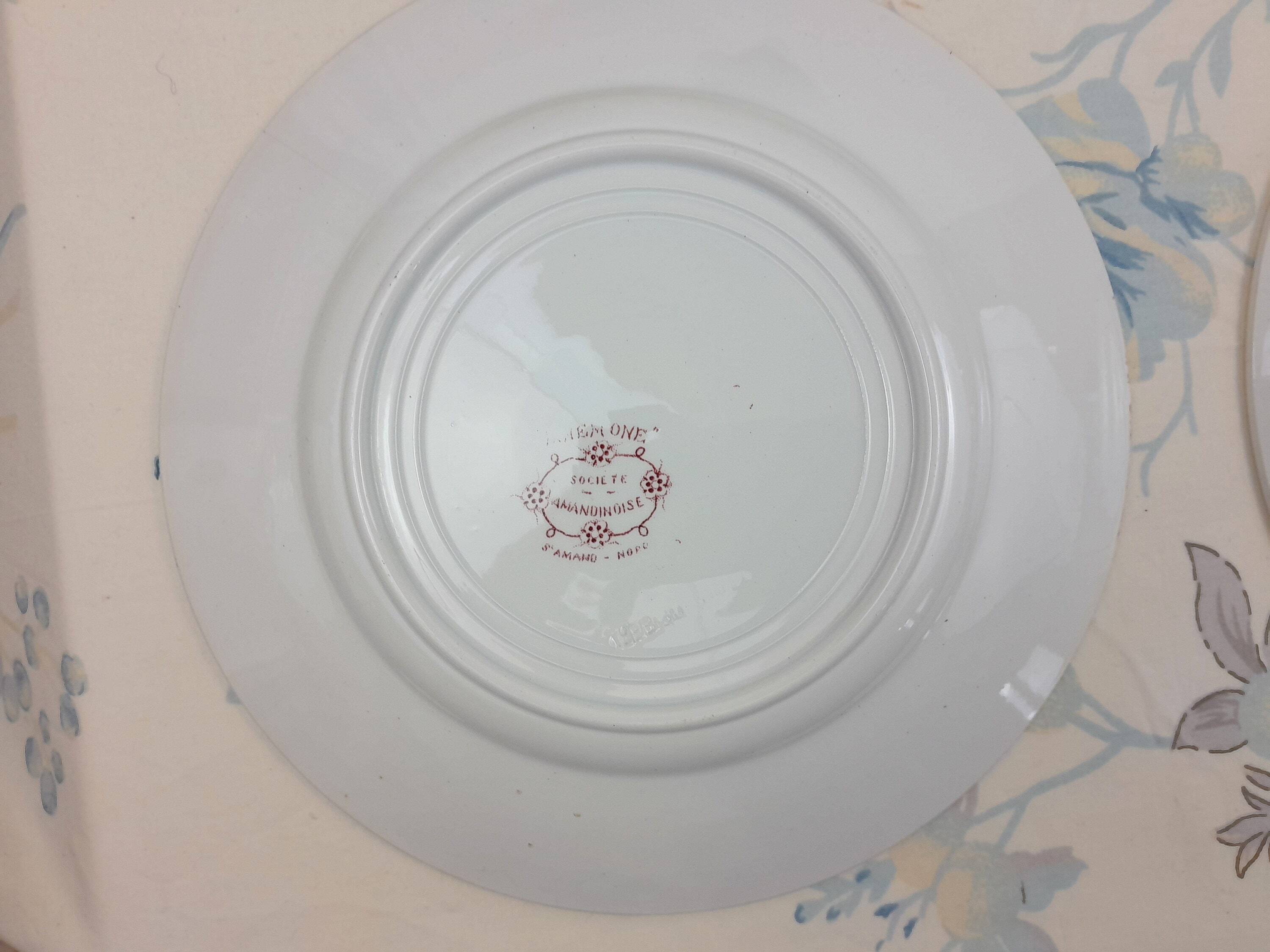 6 Amandinoise Anemone flat plates